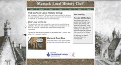 Desktop Screenshot of martockhistory.co.uk